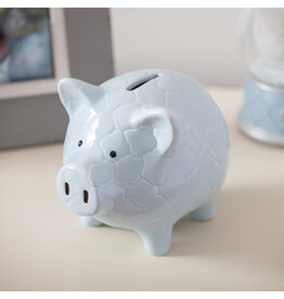 Evergreen Enterprises Classic Blue Ceramic Piggy Bank