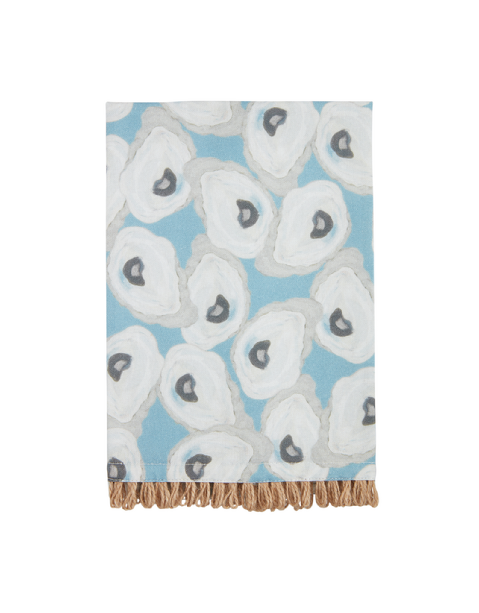 Mud Pie Blue Repeat Oyster Towel