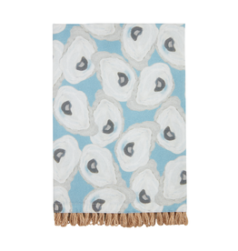 Mud Pie Blue Repeat Oyster Towel