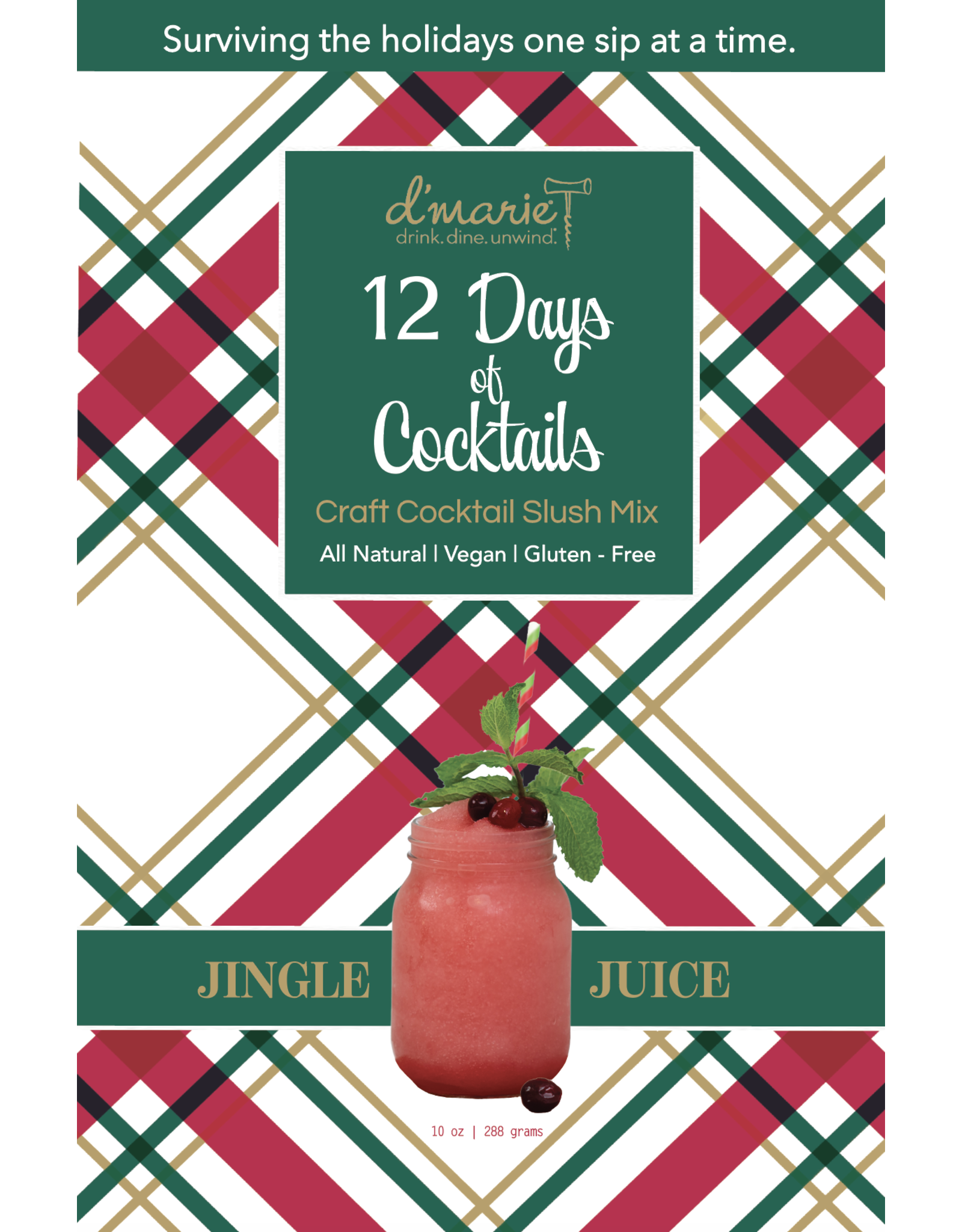 d'Marie/Portico Collection Jingle Juice Cocktial Sluch Mix