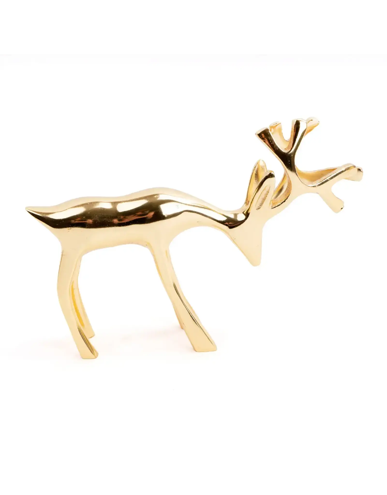 8 Oak Lane/Faire Gold Decorative Reindeer - Small