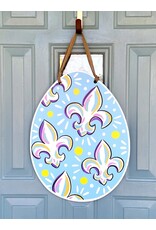 Art By Allie Blue Easter Egg Door Hanger