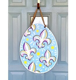 Art By Allie Blue Easter Egg Door Hanger