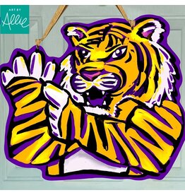 Art By Allie National Champs LSU Tiger Door Hanger