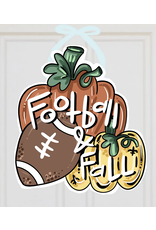 Art By Madicat Football & Fall Door Hanger