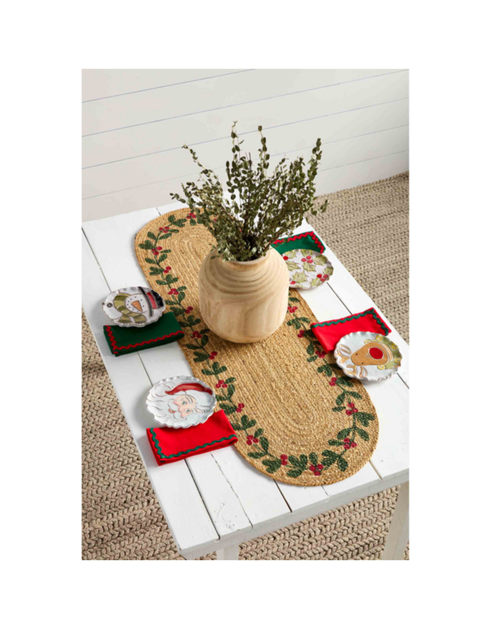 Mud Pie Holly Jute Mat