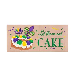Evergreen Enterprises Mardi Gras Let Them Eat Cake Sassafras Switch Mat