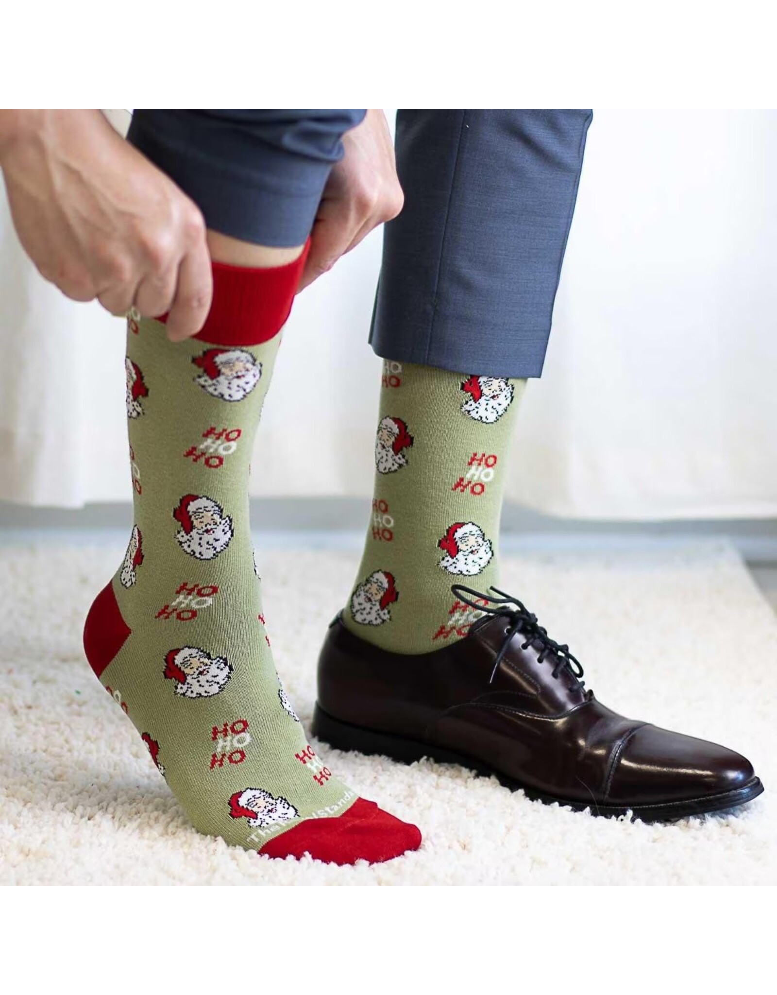 The Royal Standard Men's HoHoHo Sata Socks