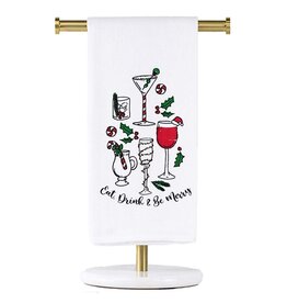 The Royal Standard Eat Drink & Be Merry Hand Towel