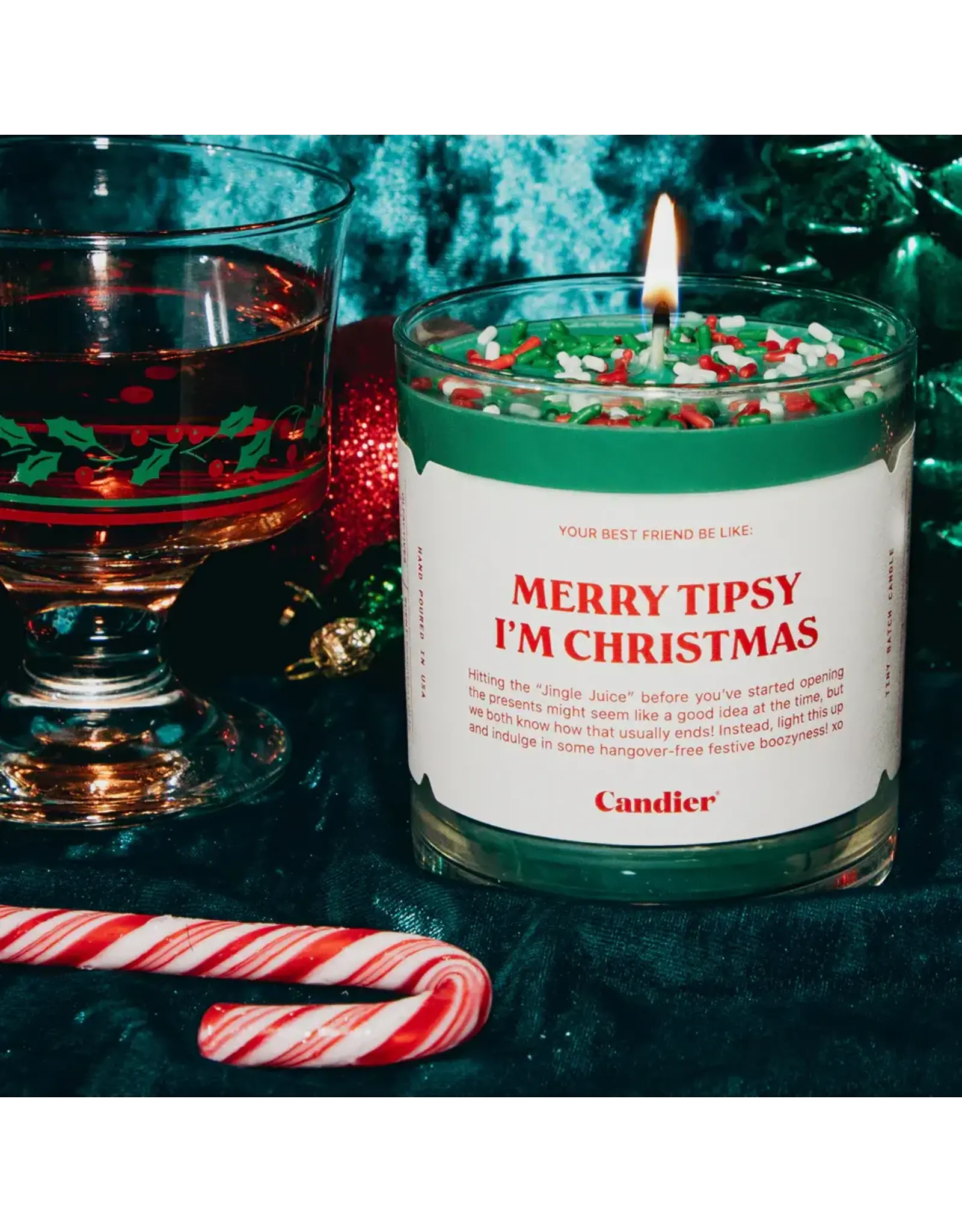 Candier/Faire Merry Tipsy Candle