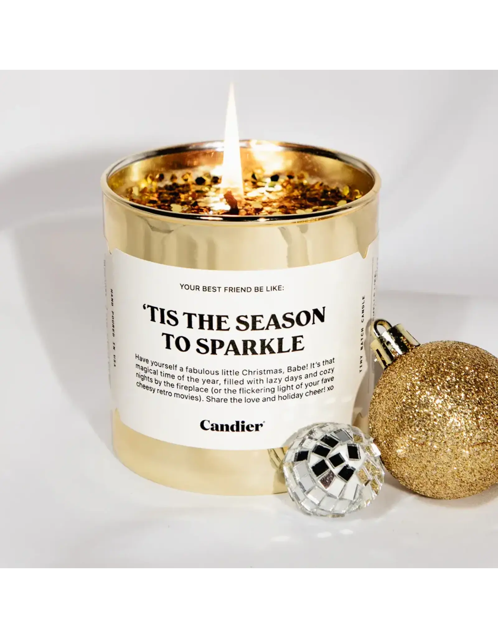 Candier/Faire Tis the Season to Sparkle Candle