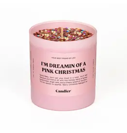 Candier/Faire Dremaing of a Pink Christmas Candle