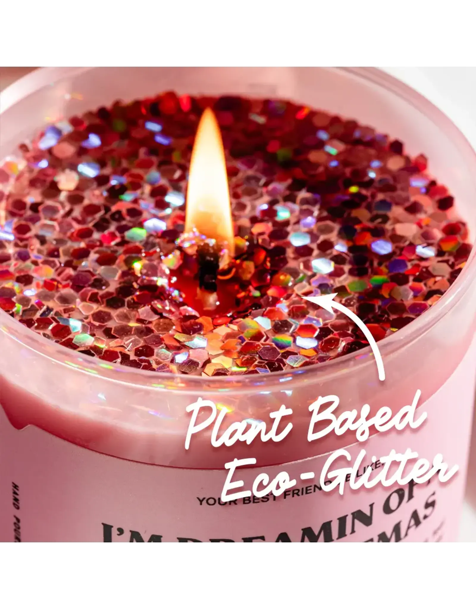Candier/Faire Dremaing of a Pink Christmas Candle