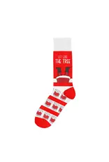 Barrel Down South/Faire Lit Like the Tree Santa Funny Christmas Socks Barrel Down South/Faire Lit Like the Tree Santa Funny Christmas Socks