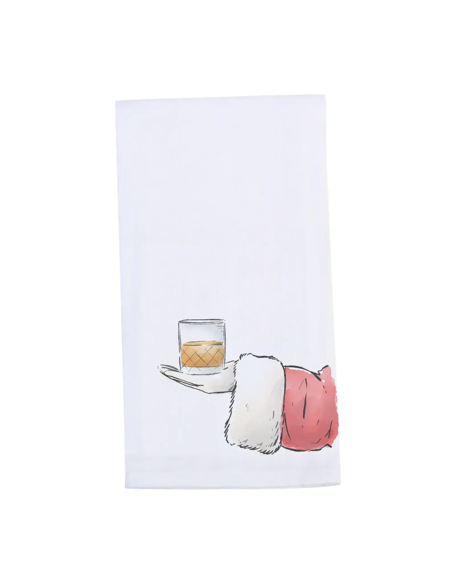Barrel Down South/Faire Santa Arm Bourbon Tea Towel Tea Towel