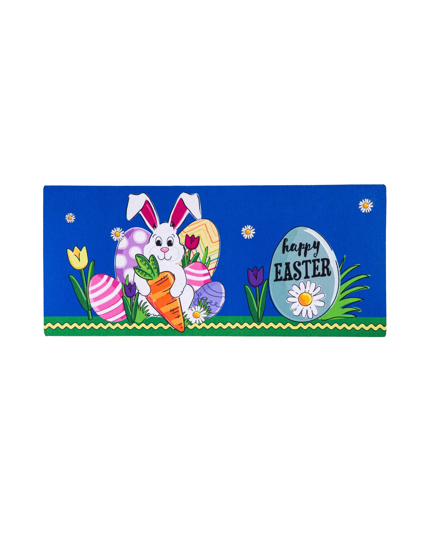 Evergreen Enterprises Happy Easter Bunny and Carrot Sassafras Switch Mat