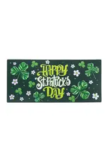 Evergreen Enterprises Happy St. Patrick's Day Shamrocks Sassafras Switch Mat
