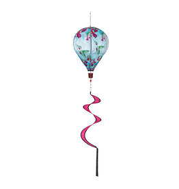 Evergreen Enterprises Hummingbird Feeding Animated Burlap Balloon Spinner