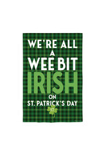 Evergreen Enterprises Wee Bit Irish Burlap Garden Flag