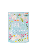 Evergreen Enterprises In Bloom Suede Garden Flag