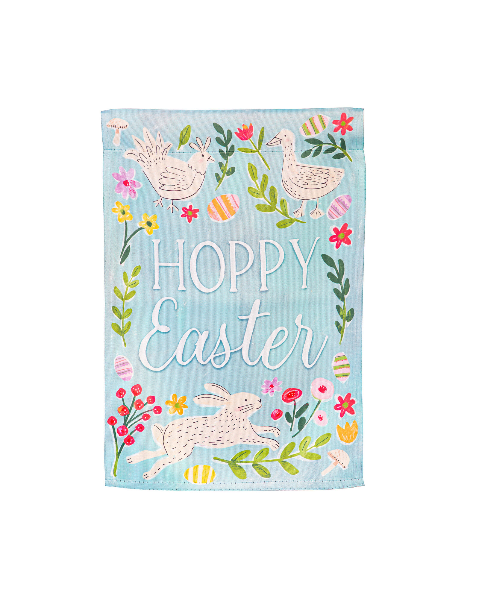 Evergreen Enterprises In Bloom Suede Garden Flag
