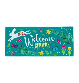 Evergreen Enterprises Welcome Spring Bunny Sassafras Switch Mat