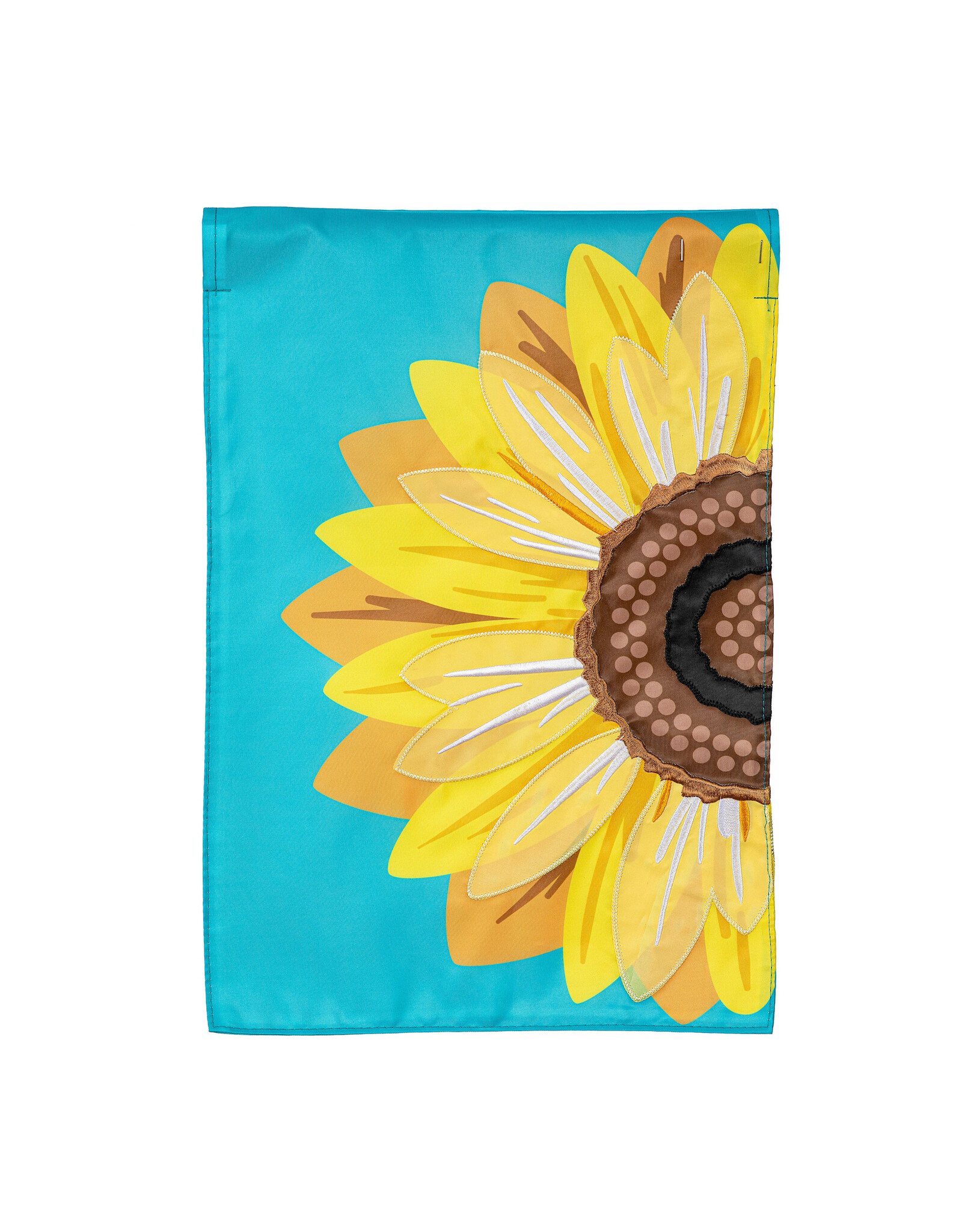 Evergreen Enterprises Sunflower Basic Applique Garden Flag