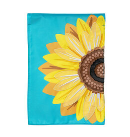 Evergreen Enterprises Sunflower Basic Applique Garden Flag