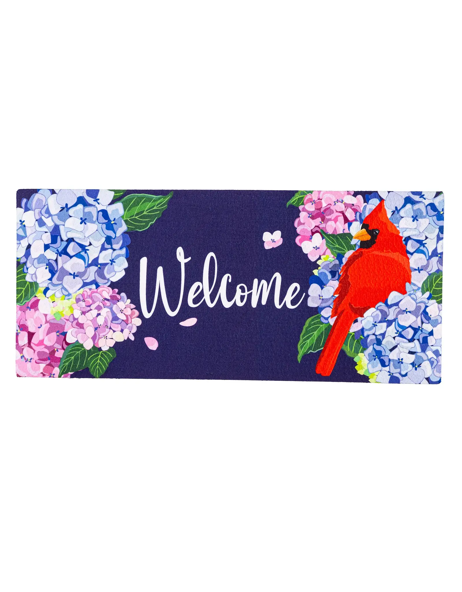 Evergreen Enterprises Red Cardinal and Hydrangeas Sassafras Switch Mat