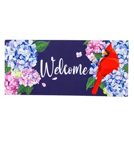 Evergreen Enterprises Red Cardinal and Hydrangeas Sassafras Switch Mat