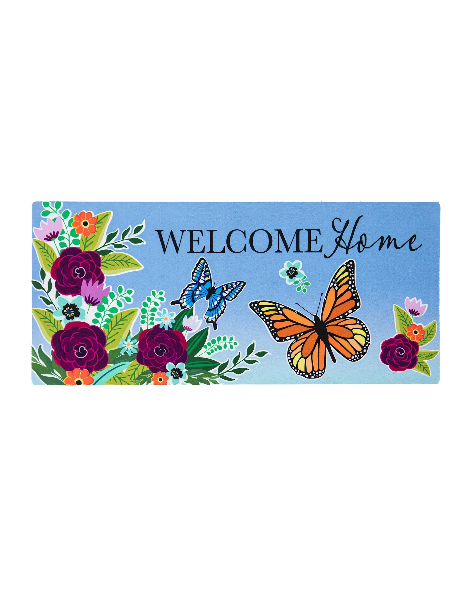 Evergreen Enterprises Welcome Home Butterflies Sassafras Switch Mat
