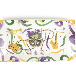 The Parish Line Mardi Gras Mask Small Platter