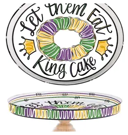 Glory Haus Let Them Eat King Cake Stand