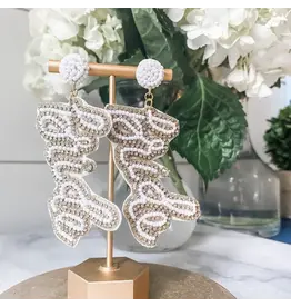 Brookhaven Baubles/Faire Bride Wedding Beaded Southern Statement Earrings