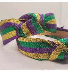 Maggie G/Faire Mardi Gras Knot Headband