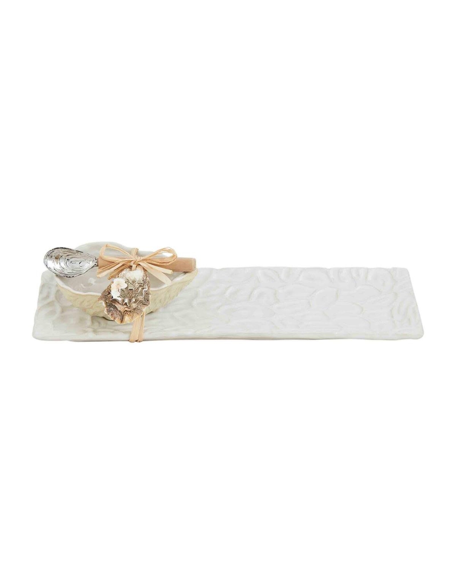 Mud Pie Oyster Tidbit and Tray Set