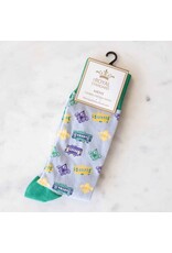 The Royal Standard Men's Streetcar Socks Purple/Green/Yellow