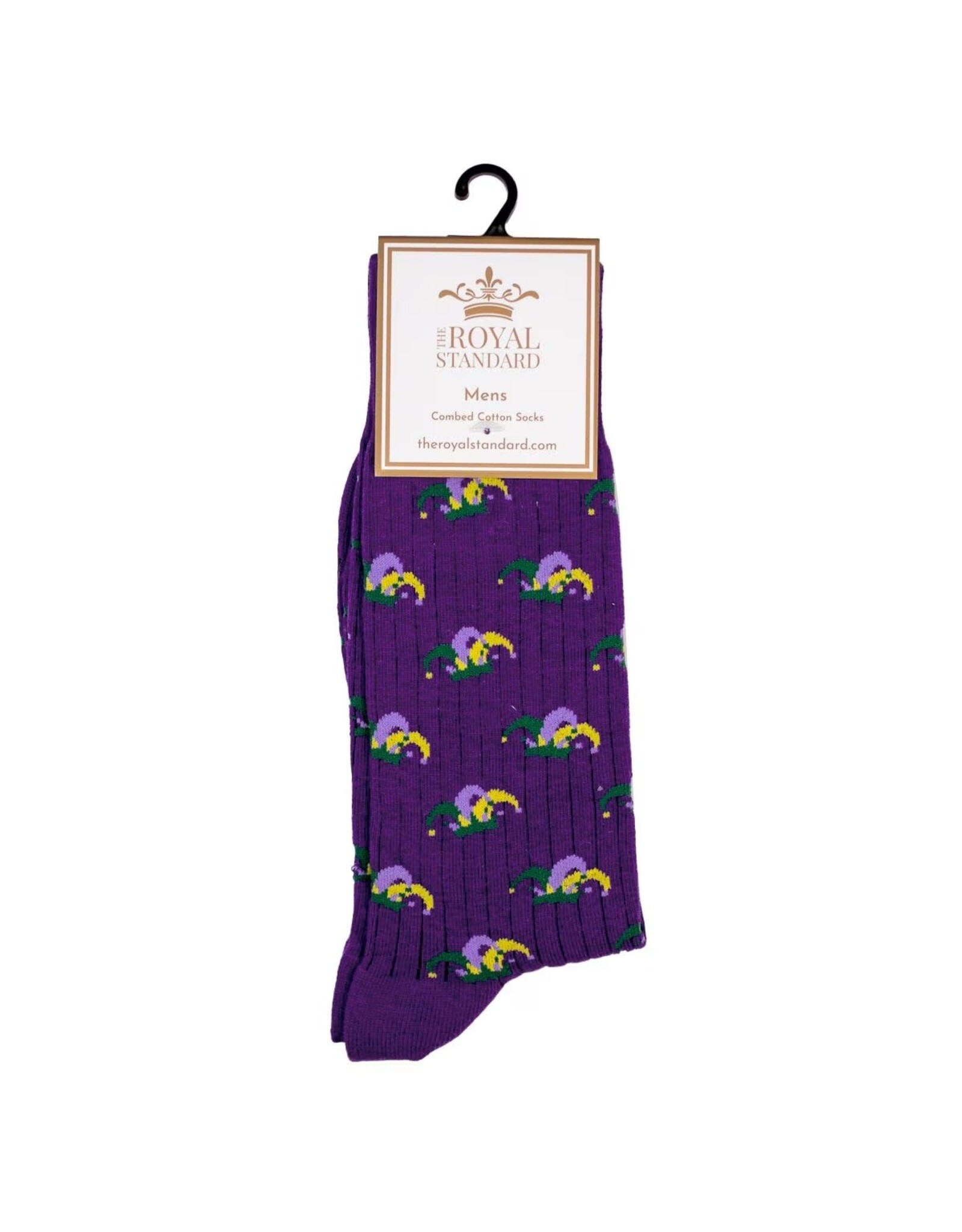 The Royal Standard Mens Mardi Gras Jester Socks