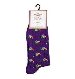 The Royal Standard Mens Mardi Gras Jester Socks