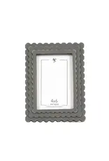Adams & Co. Wood Scallop Photo Frame - Grey Adams & Co. Wood Scallop Photo Frame - Grey