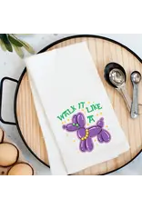 Pelican Provision Co Walk It Bead Dog Kitchen Towel