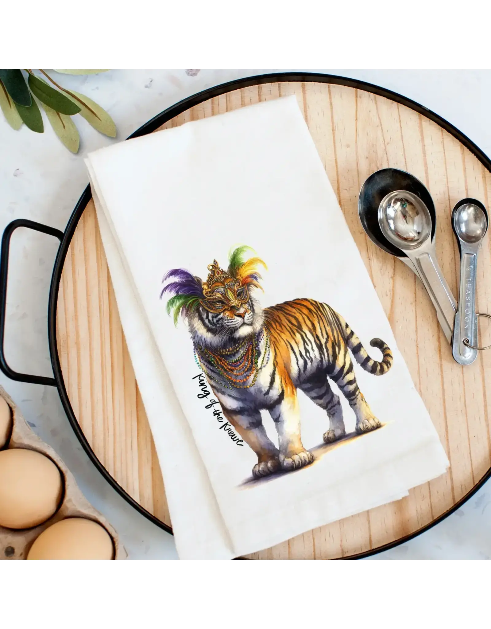 Pelican Provision Co King of the Krewe Kitchen Towel