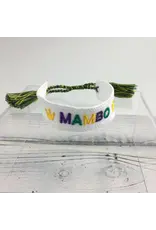 SongLily/Faire Embroidered Mambo Pull Tie Bracelet
