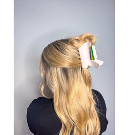 La Luna Belle Mardi Gras Boot Hair Clip