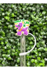 La Luna Belle Walk It Like A Dog Straw Topper La Luna Belle Walk It Like A Dog Straw Topper