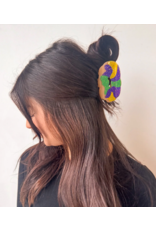 La Luna Belle King Cake Claw Clip La Luna Belle King Cake Claw Clip