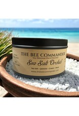 The Bee Commander Sea Salt Orchid Soy/Beeswax Candle