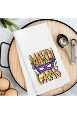 Pelican Provision Co Mardi Gras Mask Kitchen Towel Pelican Provision Co Mardi Gras Mask Kitchen Towel