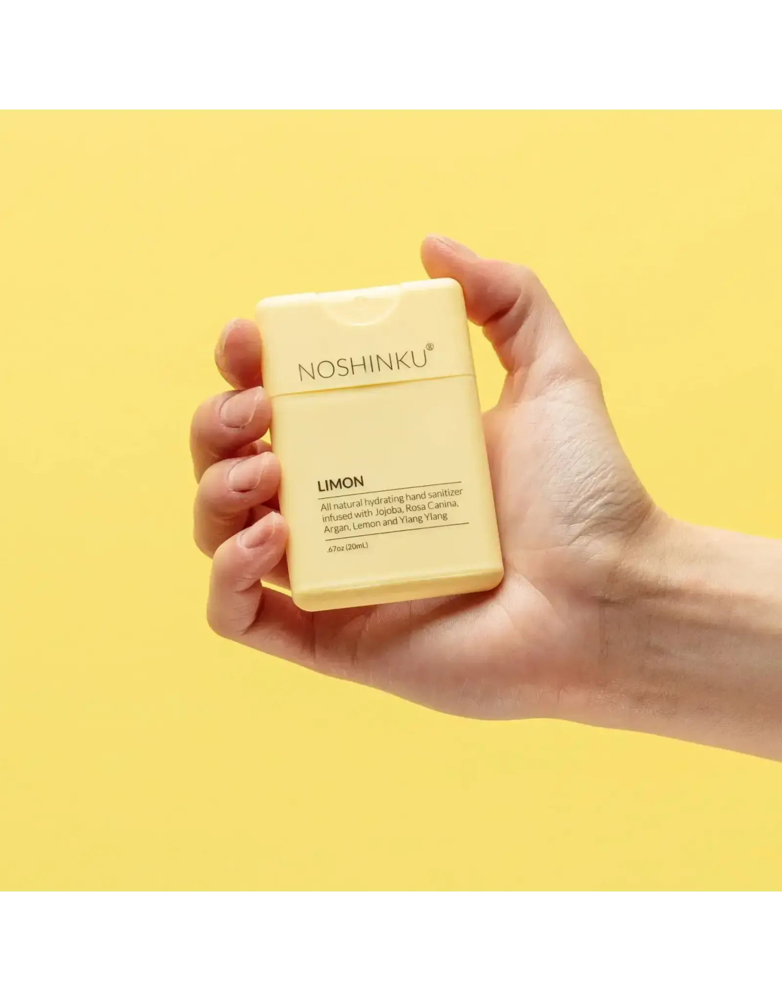 Noshinku/Faire Refillable Lemon Ylang-Ylang Moisturizing Pocket Sanitizer