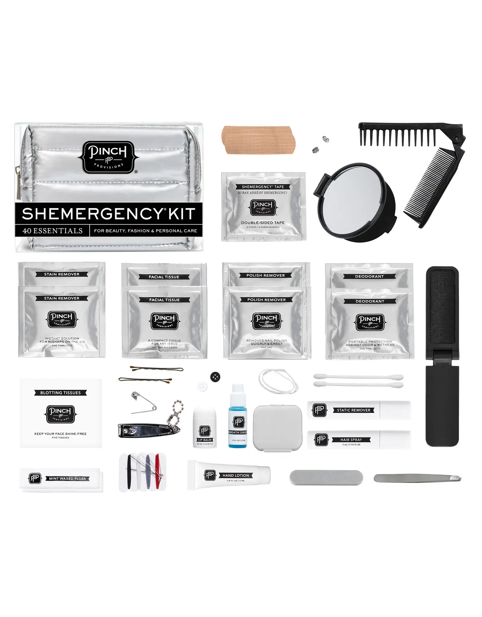 Pinch Provisions/Faire Puffer Shemergency Kit | Silver